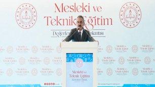 MINISTER ÖZER MADE COMMENTS ABOUT RECENT SITUATION OF VOCATIONAL AND TECHNICAL EDUCATION IN TÜRKİYE