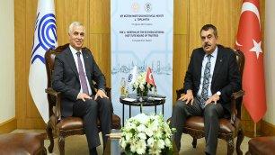 MINISTER TEKİN HOLDS BILATERAL TALKS WITH EDUCATION MINISTERS OF ECONOMIC COOPERATION ORGANIZATION